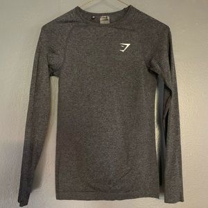 Gymshark Long Sleeve Grey Top